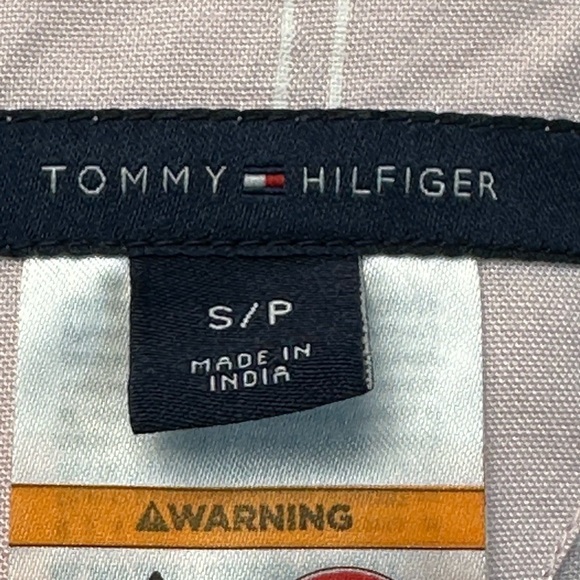 Tommy Hilfiger Long Sleeve Adaptive Magnet Closure Pinstripe Shirt - Pink - S/P - Picture 7 of 15
